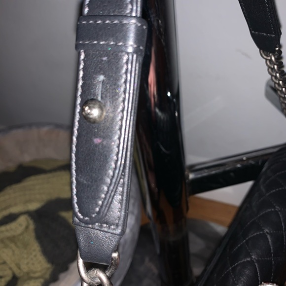 Auth long CHANEL SHORT day/evening bag caviar - Picture 6 of 7